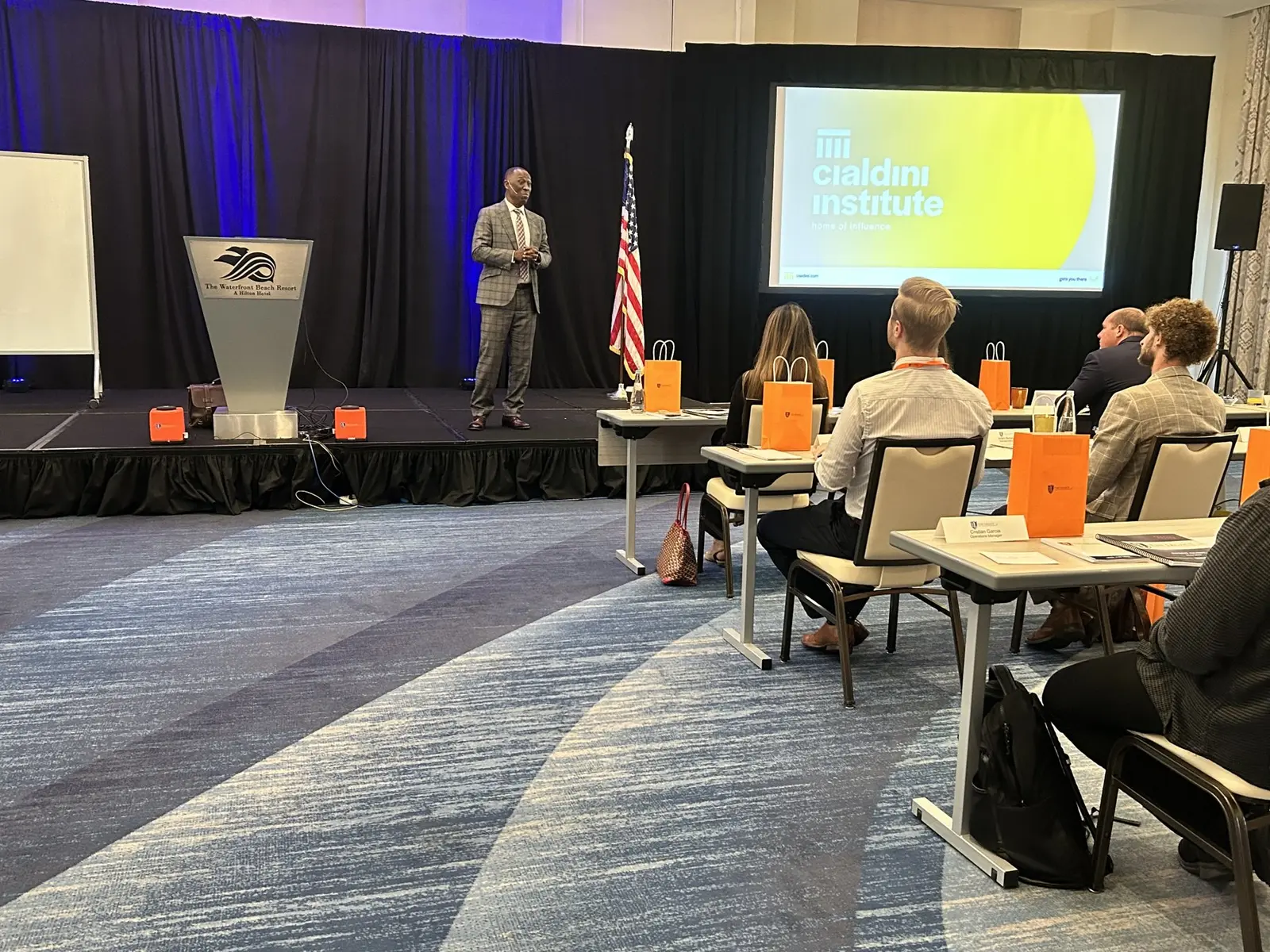 Annual conference speaker session